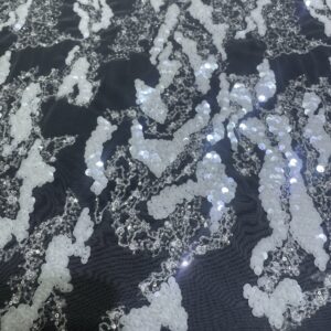 Fashion Wedding Tulle Sequin Polyester Wholesale Lace Fabric